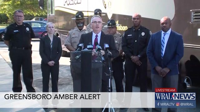 Authorities in Greensboro discuss Amber Alert