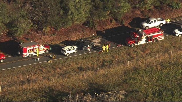 Person injured in crash near Chatham County high school