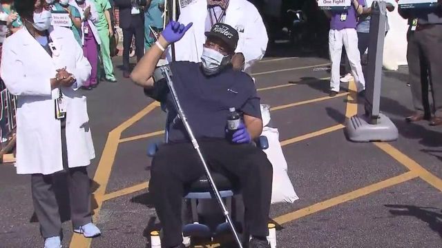 After 2 months, COVID-19 patient released from Durham VA hospital