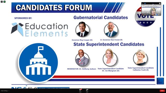 Candidates for governor, NC superintendent discuss education issues