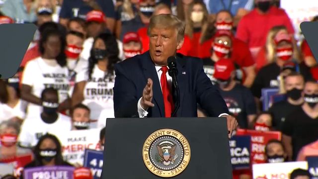 Trump holds rally in Gastonia