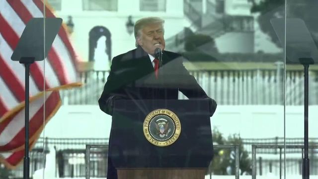 Trump addresses roaring crowd in DC