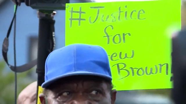 Protestors gather in Elizabeth City to demand release of body-camera footage of shooting