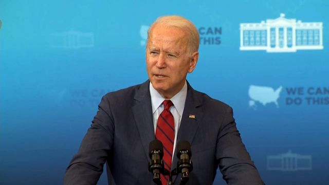 Biden urges people in NC to get vaccinated