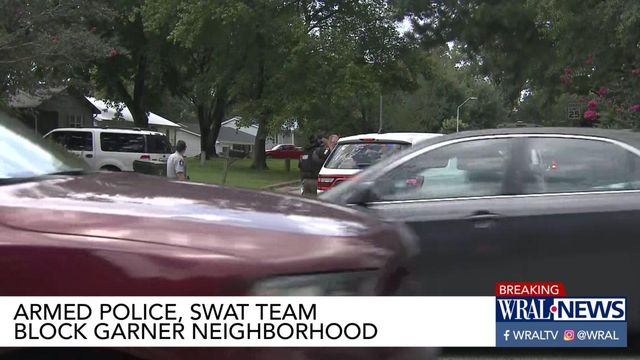 Heavy police, SWAT presence blocks Garner neighborhood
