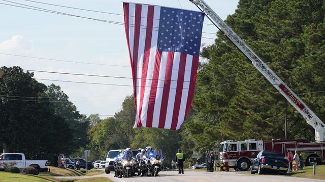 Processional held for fallen Knightdale officer Ryan Hayworth