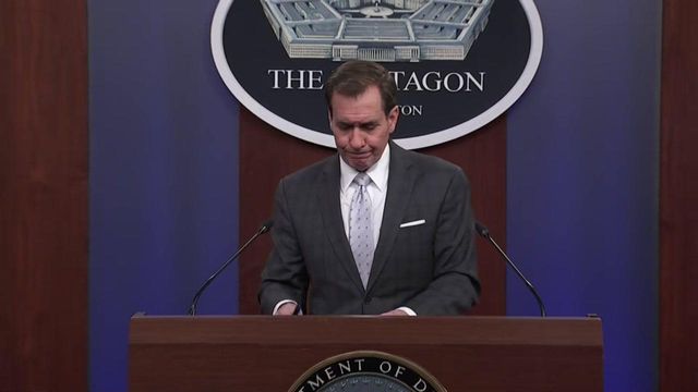 Pentagon briefing on deployment of troops