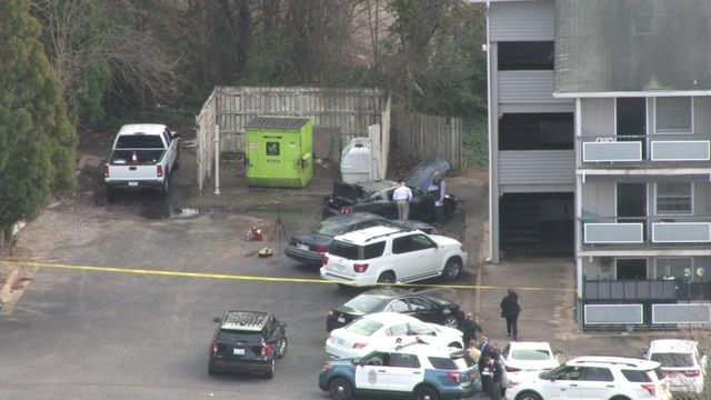 Tower cam: Police say bank robbers ran from crash near Centennial campus