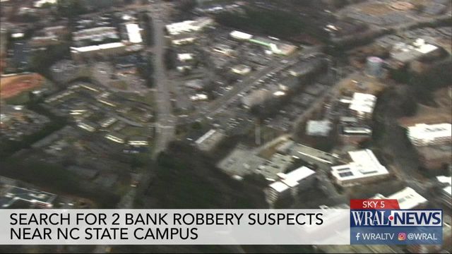 Sky 5: Police searching for 2 bank robbery suspects