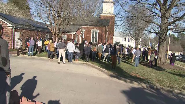 Community members rally following reported acts of racism in Chatham County schools