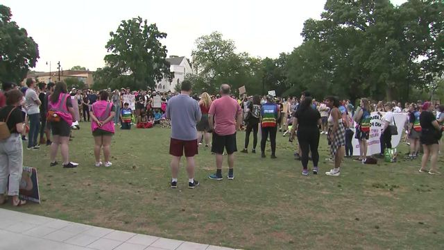 Abortion rights rally held in downtown Raleigh