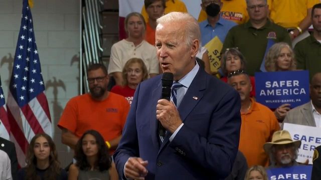 Biden: Fund the police, push to ban assault weapons 