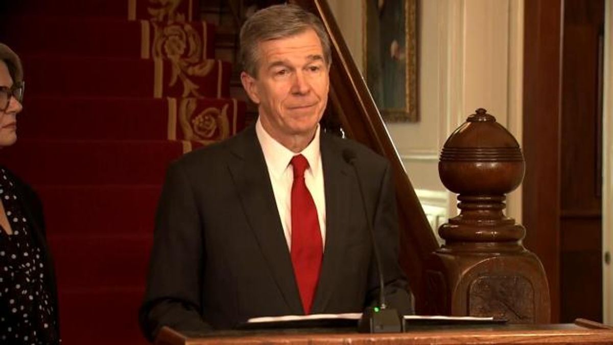 Gov. Roy Cooper delivers announcement about higher education