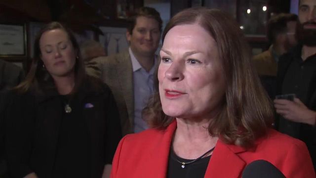 Mary-Ann Baldwin celebrates re-election with supporters