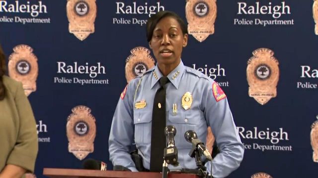 Raleigh Police Chief Estella Patterson holds briefing to provide crime stats and discuss efforts to address violent crime
