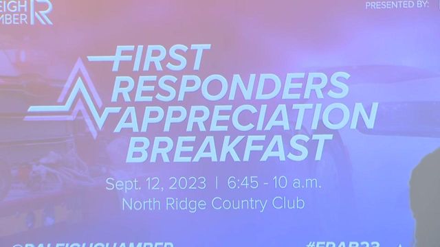 Breakfast event honors Raleigh, Wake County first responders