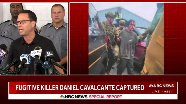 On cam: Escaped murder convict captured live in Pennsylvania 