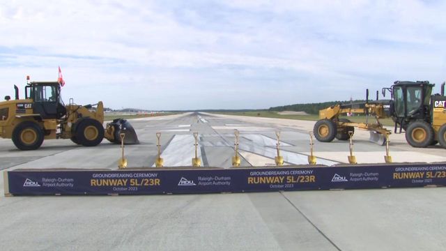 RDU breaks ground on new runway