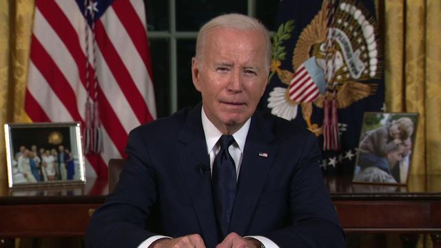 President Biden delivers address from Oval Office, calling for support to Israel and Ukraine