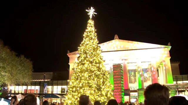 Holiday season gets underway with downtown Raleigh's annual tree lighting
