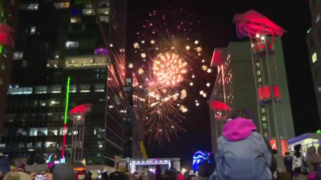 Children's celebration ends with early acorn drop, fireworks