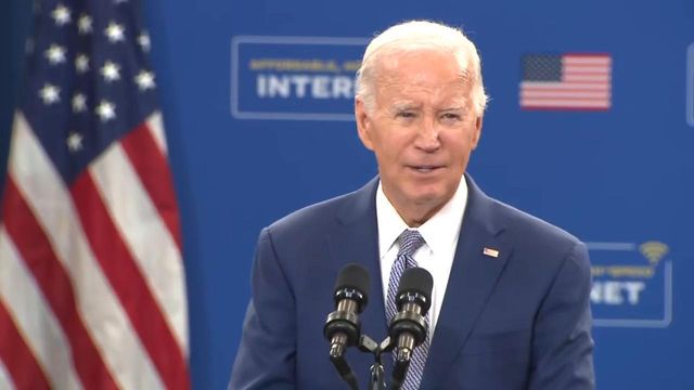 Biden talks economy, investments, infrastructure in Raleigh