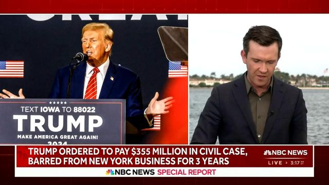Donald Trump ordered to pay more than $300 million in civil case