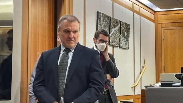 FILE - Brian Steven Smith arrives in a courtroom after a break, Tuesday, Feb. 6, 2024, in Anchorage, Alaska. Smith, who recorded the violent death of an Alaska Native woman on his cellphone, was found guilty of two counts of first-degree murder, Thursday, Feb. 22, 2024, in her death and that of another Alaska Native woman. (AP Photo/Mark Thiessen, File) FILE - Brian Steven Smith arrives in a courtroom after a break, Tuesday, Feb. 6, 2024, in Anchorage, Alaska. Smith, who recorded the violent death of an Alaska Native woman on his cellphone, was found guilty of two counts of first-degree murder, Thursday, Feb. 22, 2024, in her death and that of another Alaska Native woman. (AP Photo/Mark Thiessen, File)