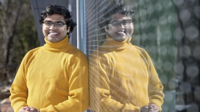 Pranay Karkale, a first-year graduate student at Johns Hopkins University from Nashik, India, stands at the university's campus in Baltimore on Sunday, Feb. 18, 2024. Karkale is working toward his Master of Science in engineering management. (AP Photo/Steve Ruark) Pranay Karkale, a first-year graduate student at Johns Hopkins University from Nashik, India, stands at the university's campus in Baltimore on Sunday, Feb. 18, 2024. Karkale is working toward his Master of Science in engineering management. (AP Photo/Steve Ruark)