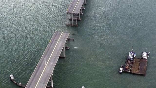 Shocking moment: Bridge collapses in Baltimore 