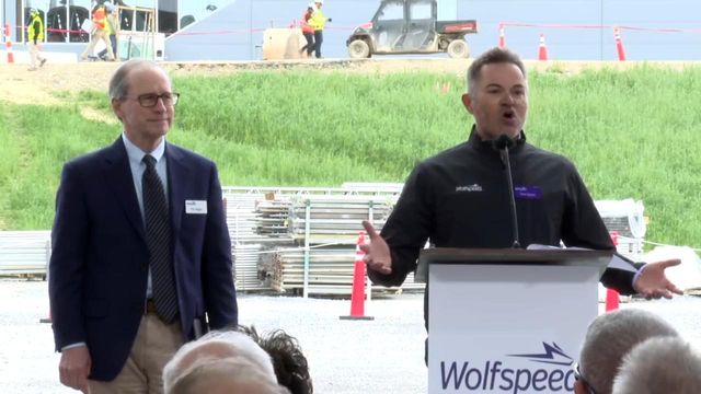 Chatham County Wolfspeed plant hits construction milestone