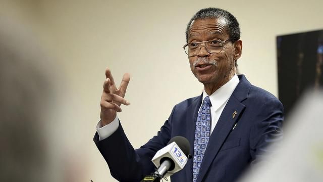 Newport News Commonwealth's Attorney, Howard Gwynn, talks to the media about the special grand jury's report into the Recheck school shooting Thursday, April 11, 2024 in Newport News, Va. (Stephen M. Katz/The Virginian-Pilot via AP) Newport News Commonwealth's Attorney, Howard Gwynn, talks to the media about the special grand jury's report into the Recheck school shooting Thursday, April 11, 2024 in Newport News, Va. (Stephen M. Katz/The Virginian-Pilot via AP)