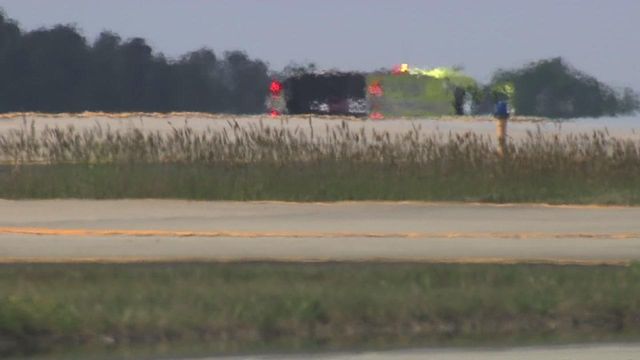 Emergency crews respond to plane crash at RDU