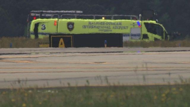 Emergency crews respond to plane crash at RDU
