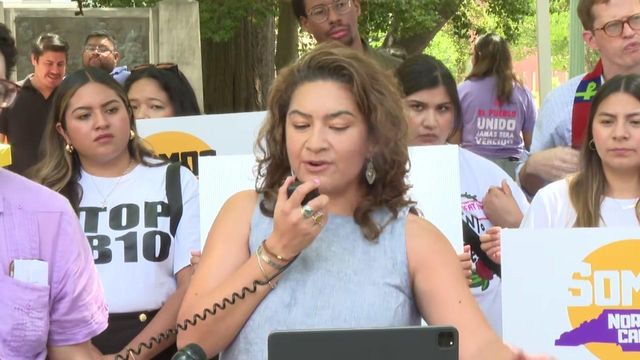 Protesters challenge NC lawmakers who want to force sheriffs to work with federal immigration officers
