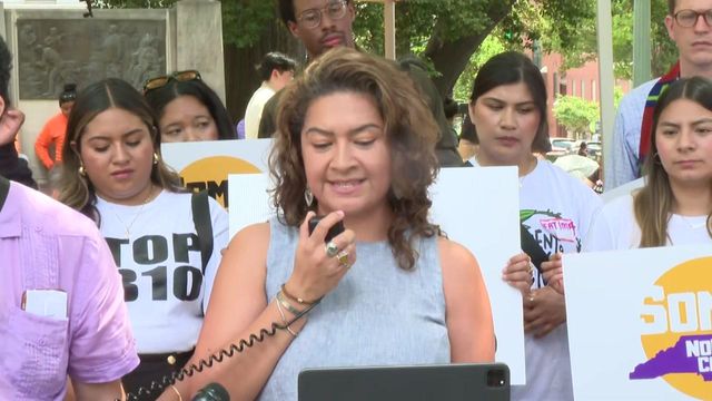 Protesters challenge NC lawmakers who want to force sheriffs to work with federal immigration officers