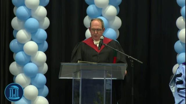 Gov. Cooper speaks at UNC law graduation
