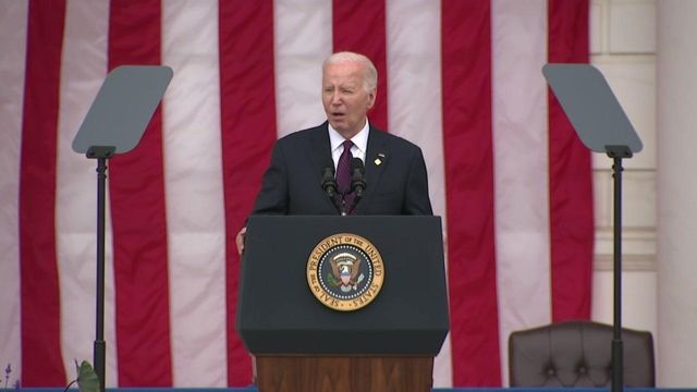Biden marks Memorial Day at Arlington National Cemetery
