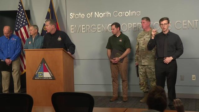 North Carolina Gov. Roy Cooper, emergency officials give update on Debby response