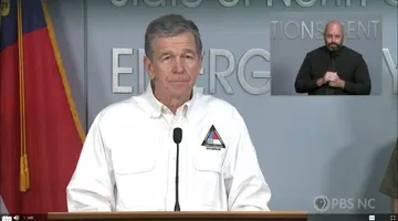 Gov. Roy Cooper delivers Sunday update to Tropical Storm Helene recovery efforts