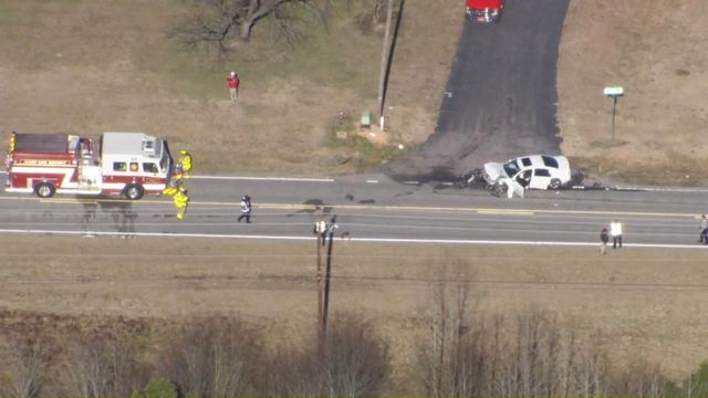 Fire truck involved in crash in Knightdale