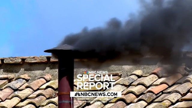No pope yet: First voting session of the day ends with black smoke