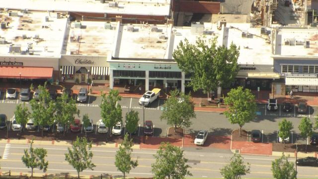 Car crashes into a nail salon in Raleigh
