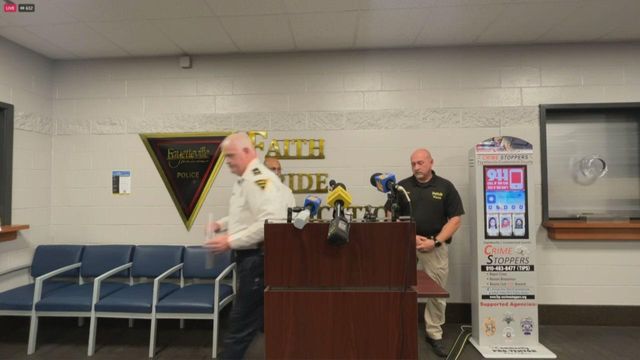 Fayetteville police chief give update on investigation into police officer