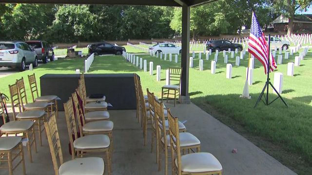 Juneteenth wreath laying ceremony at Raleigh National Cemetery