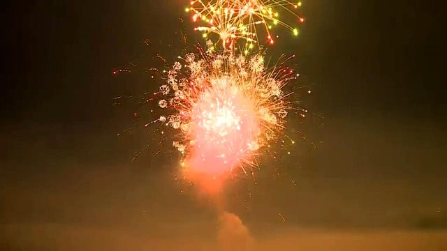 Wake Forest celebrates Independence Day with fireworks show