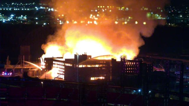 Watch: Massive warehouse fire in St. Louis