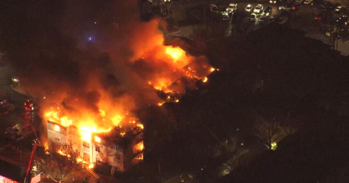 Massive fire at Morrisville apartment complex: Five injured, one hospitalized