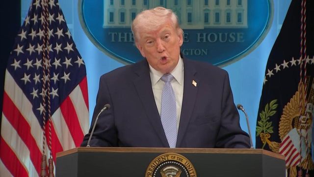 Trump talks Iran war