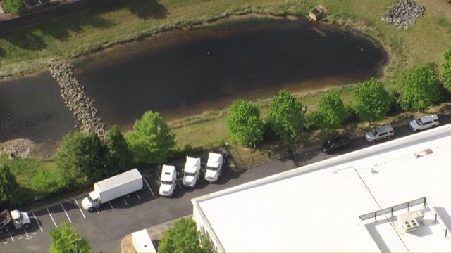 Sky 5 flies over Triangle Town Center: Two people shot, scene secured